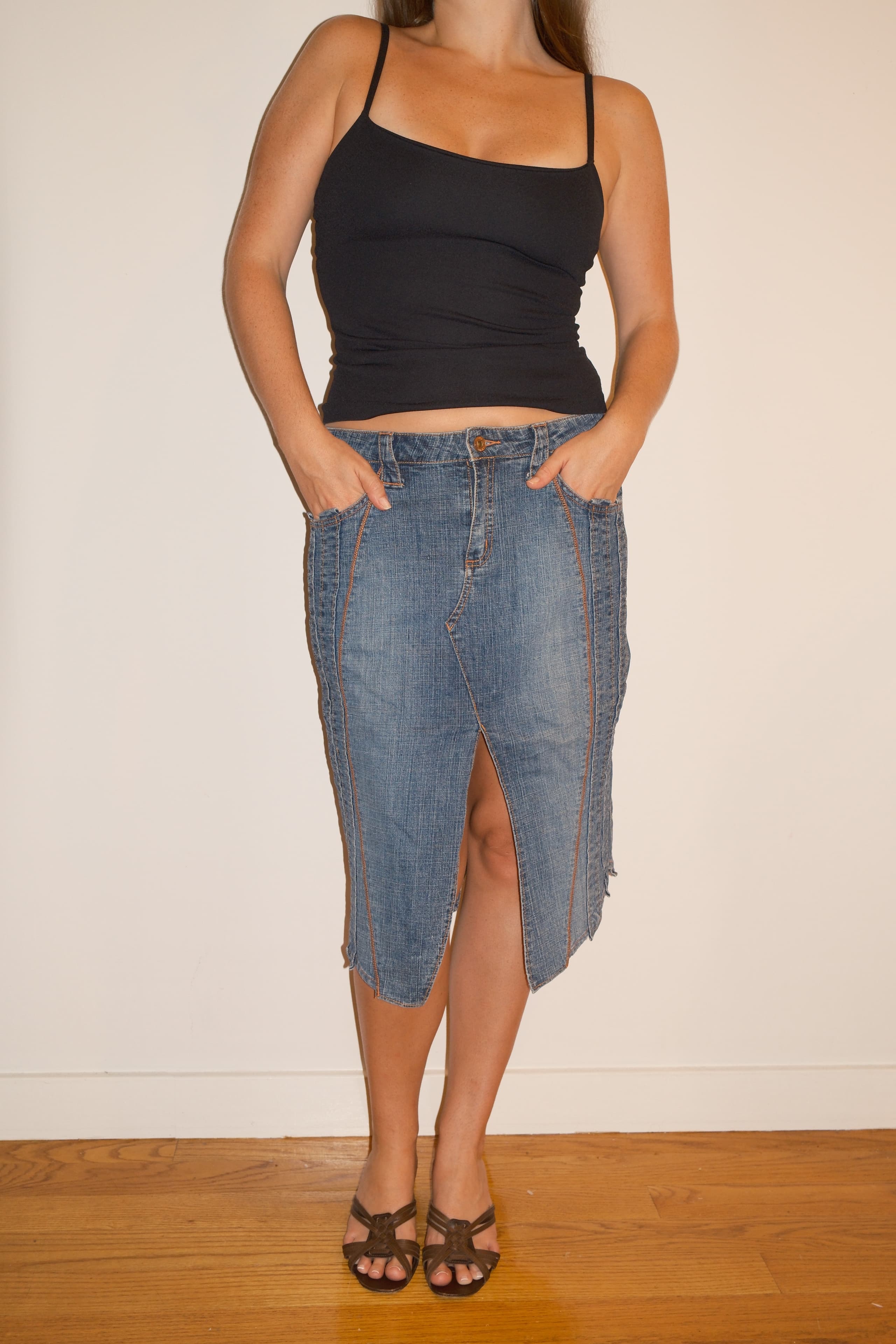 Love Life Denim by Azzure Denim Unique Denim Skirt