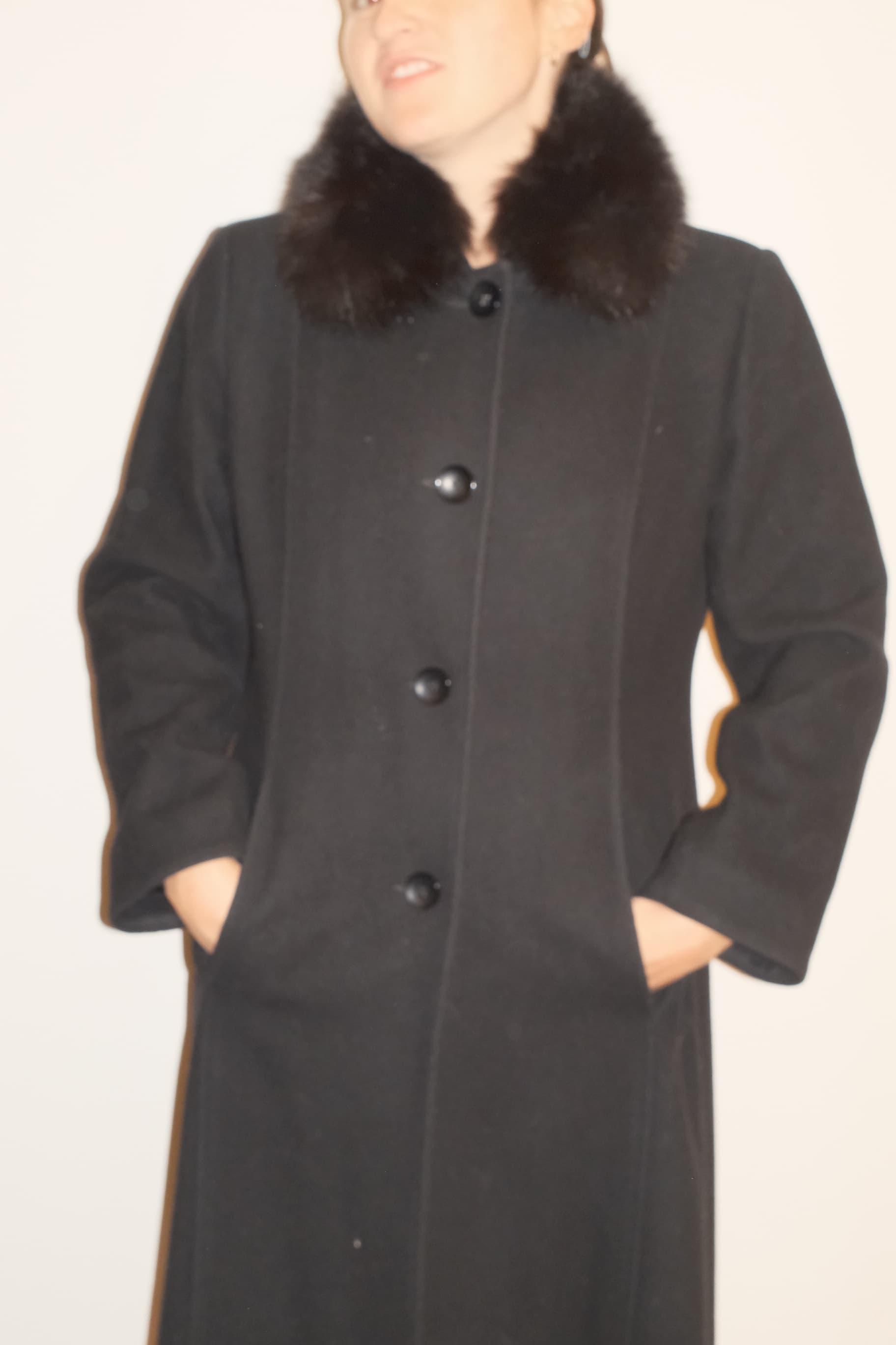 Marvin Richards Vintage Fur Lined Coat