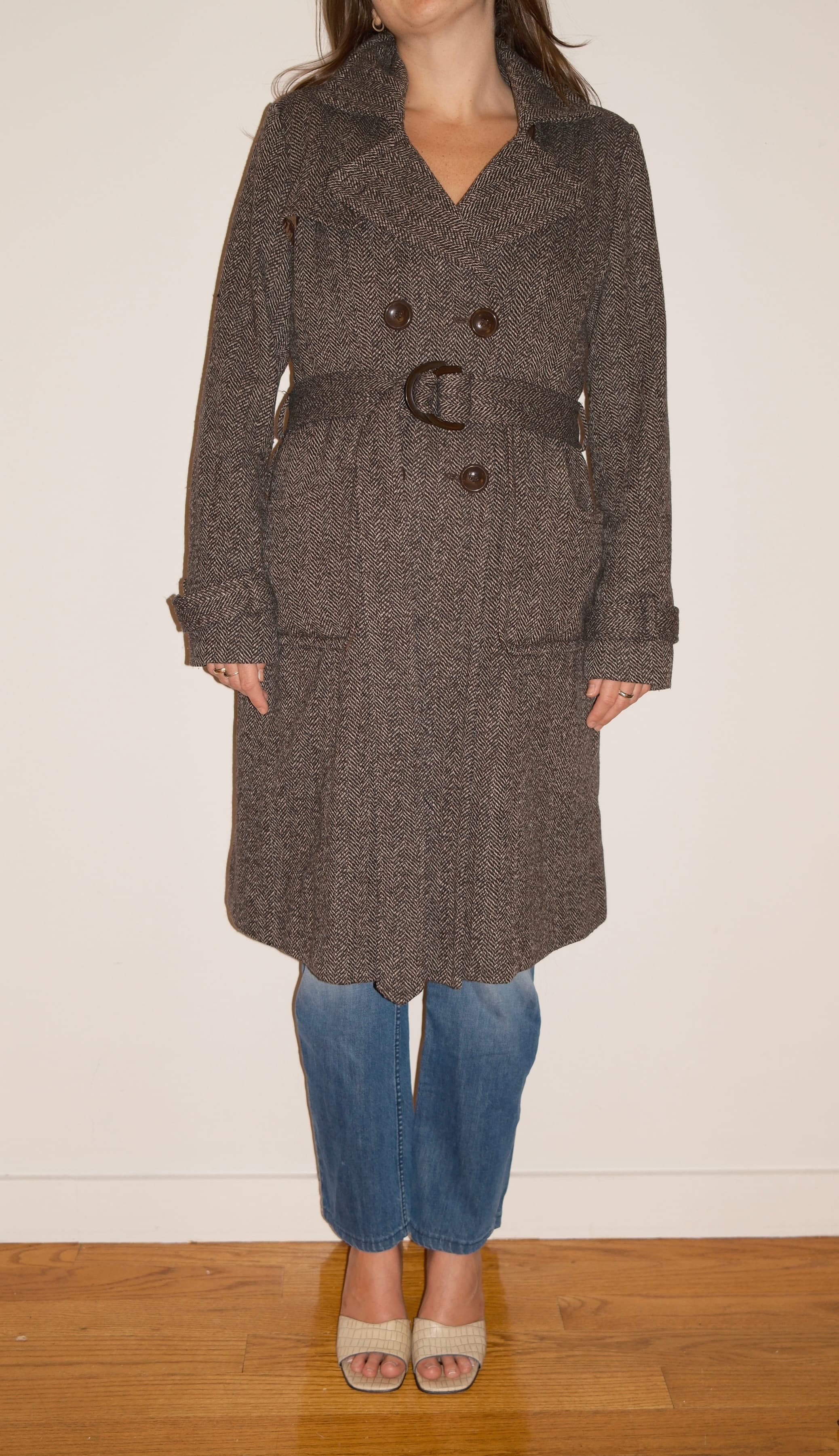 Steve Madden Wool Trench Coat
