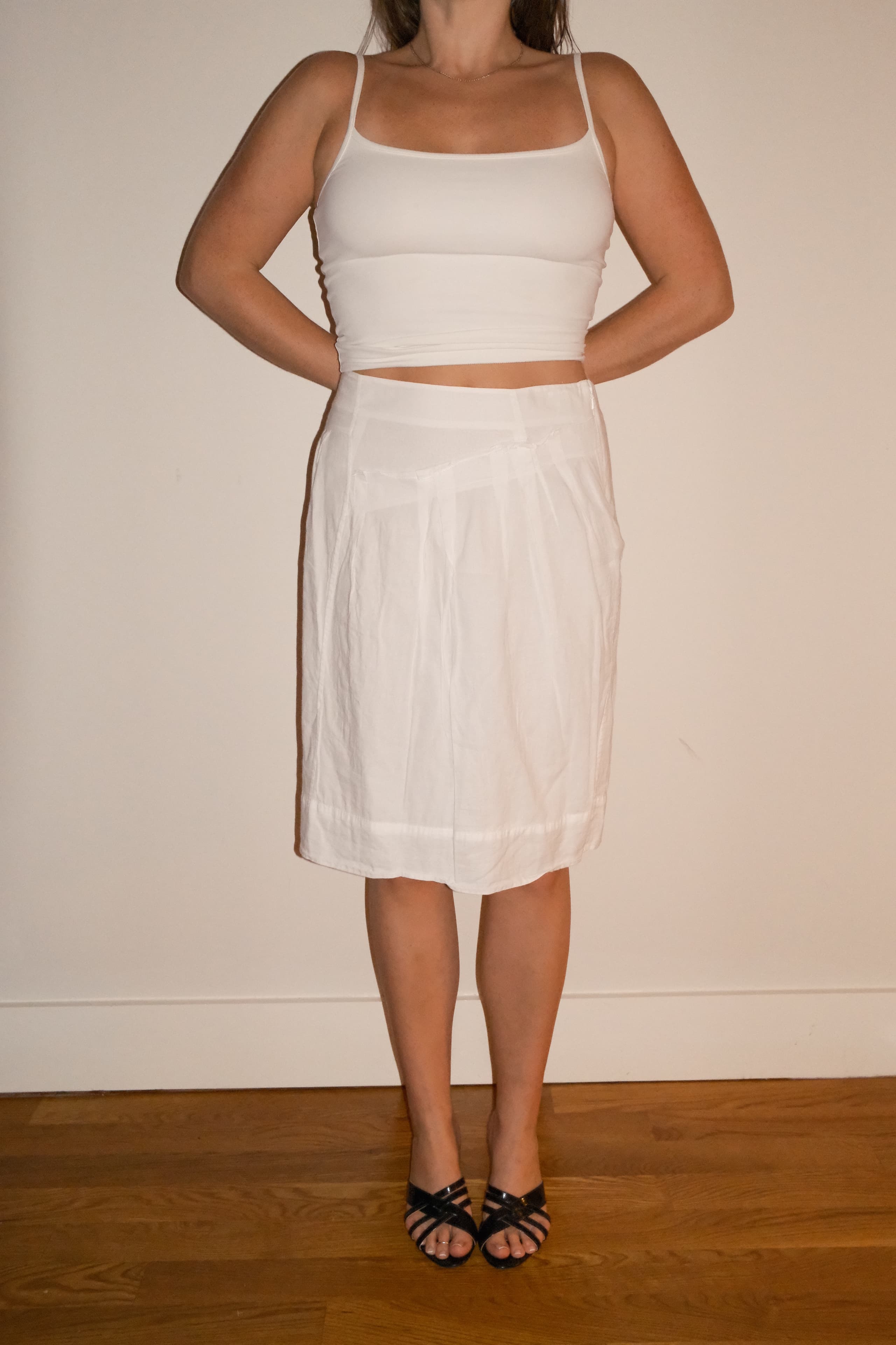 Margaret Oleary Knee Lenth Midi Skirt