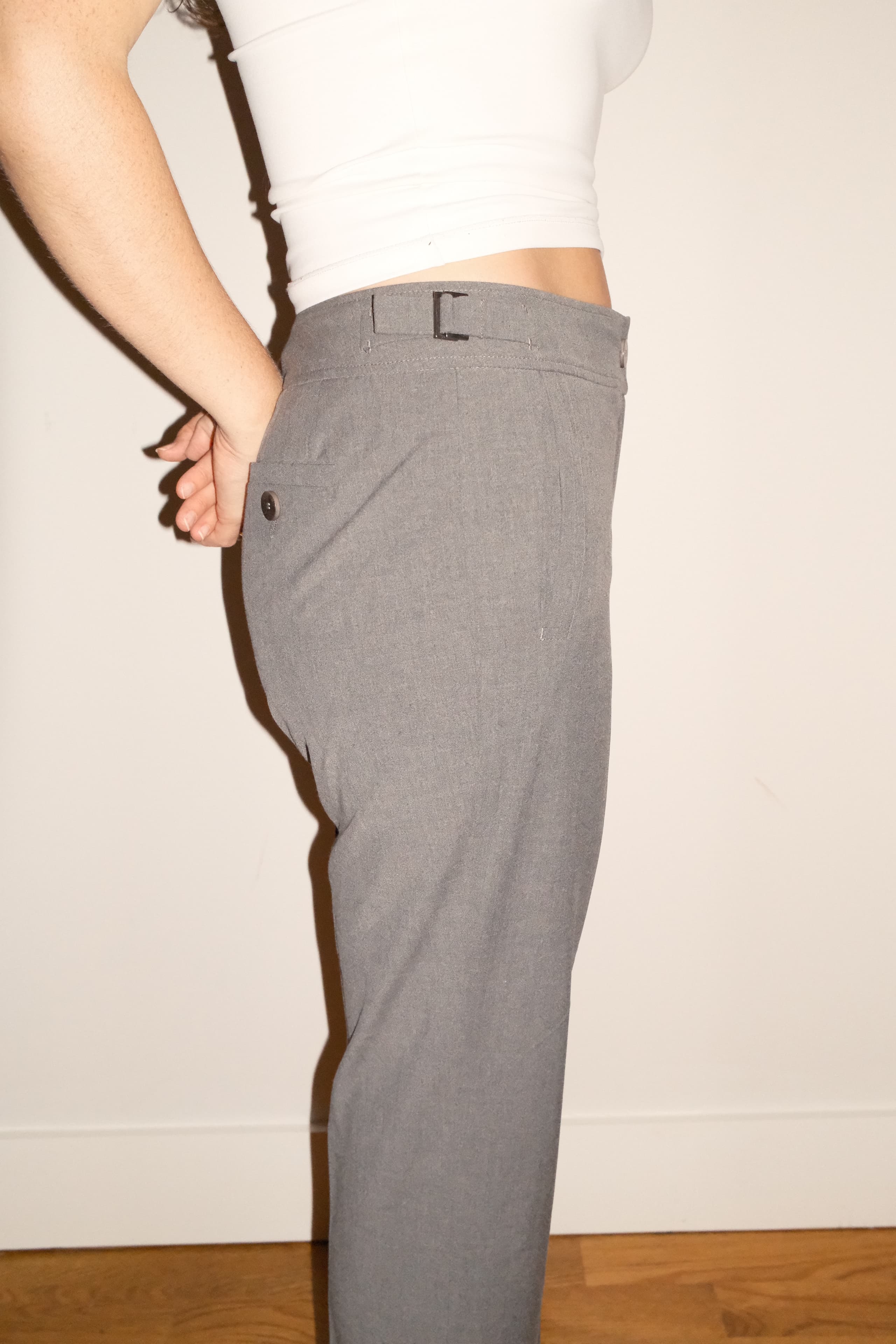 Talbots Talbots Women's Grey and Brown Trousers