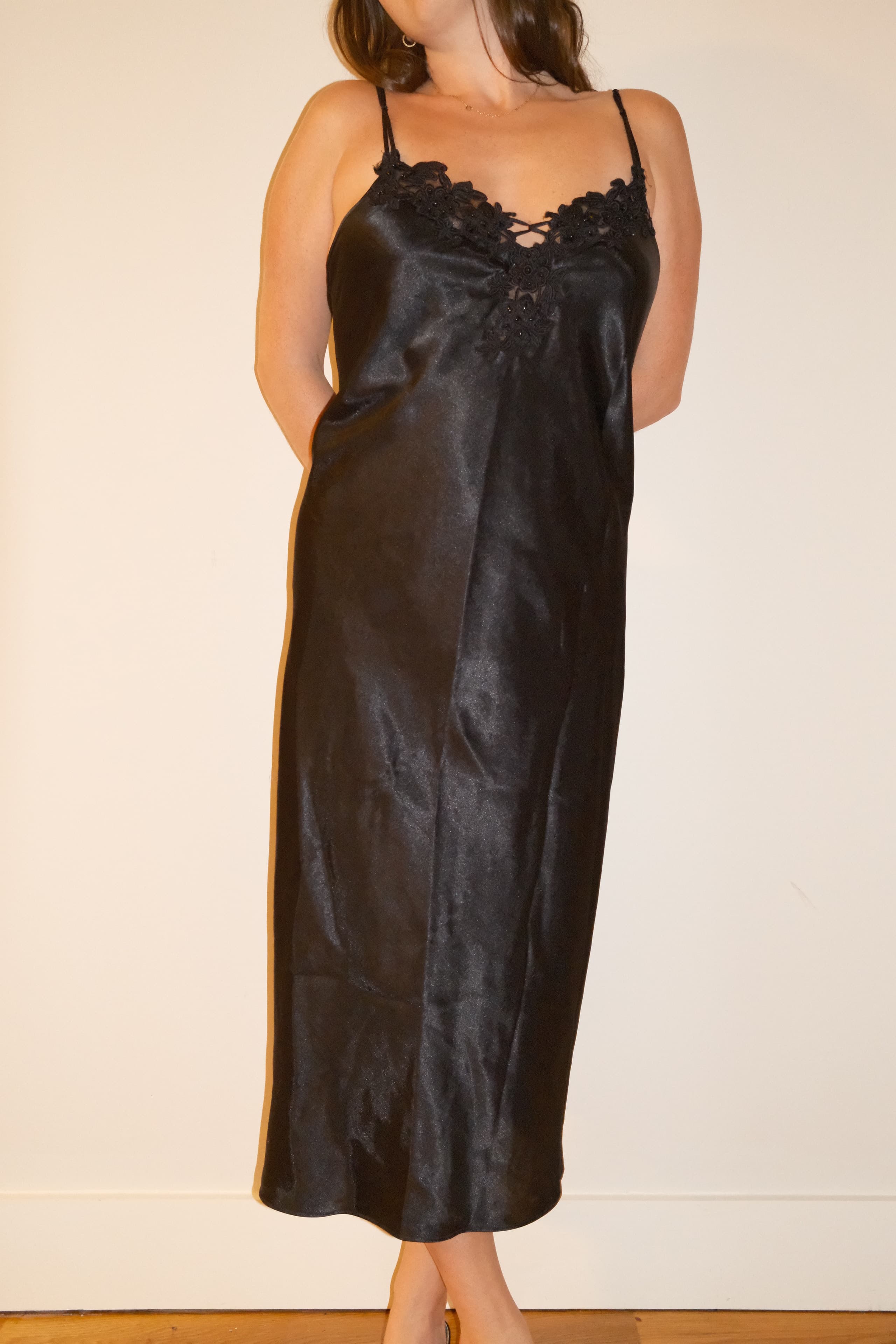 Unknown Vintage Beaded and Embroidered Dress