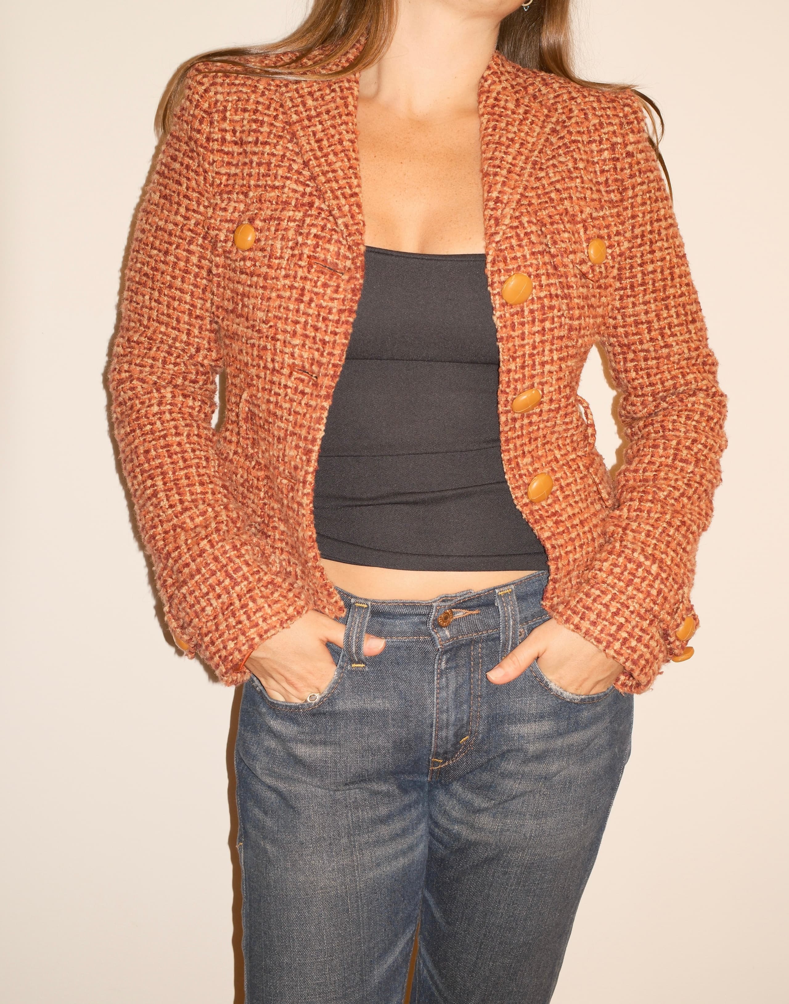 BCBGMAXAZRIA Tweed Blazer