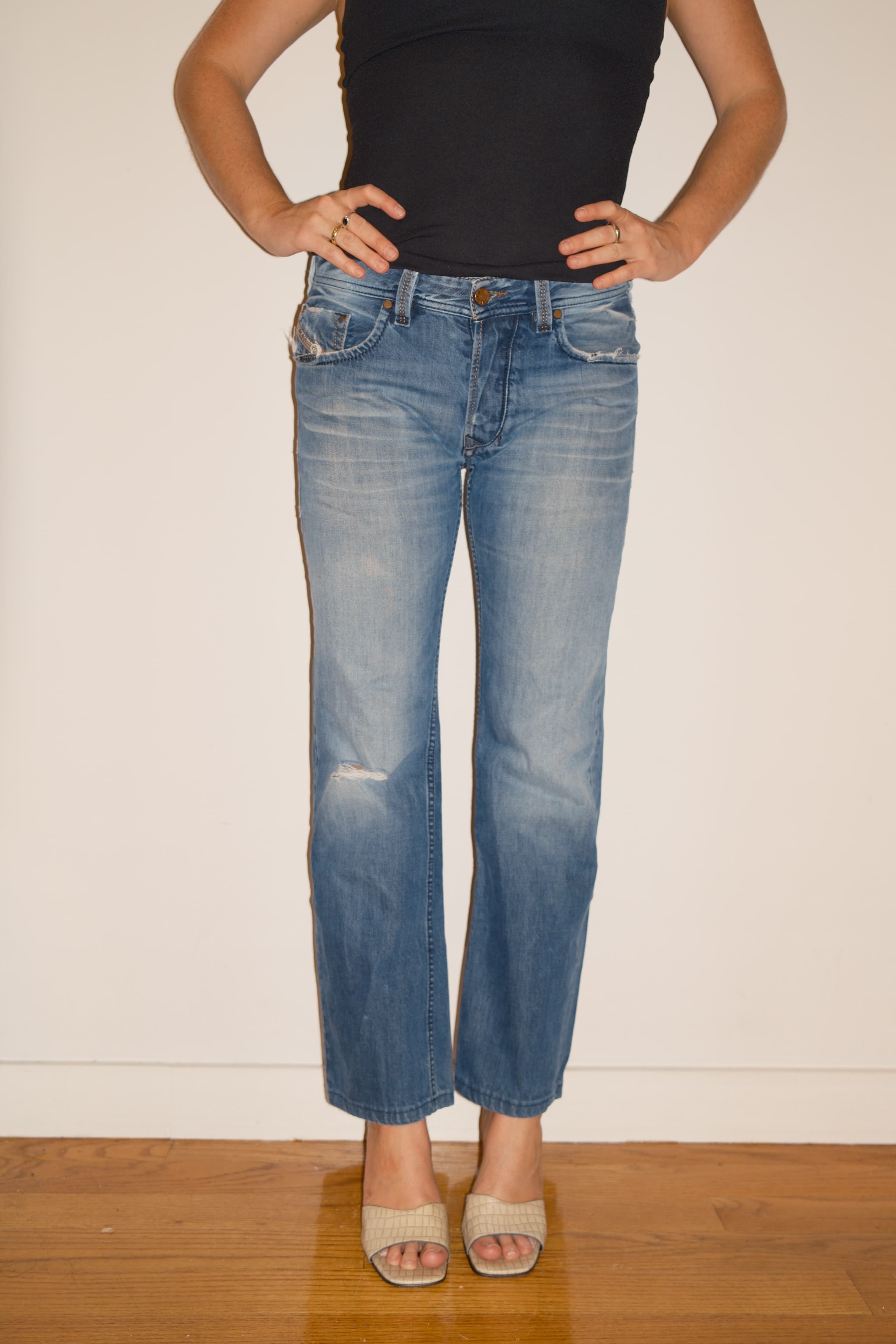 Deisel Denim Vintage Straight Leg Jeans